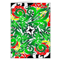 oriental vivid pattern cards