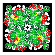 oriental vivid pattern posters by VioDeSign oriental vivid pattern posters