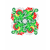 oriental vivid pattern t-shirts