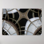 Oriental Window/Fractal Art Poster