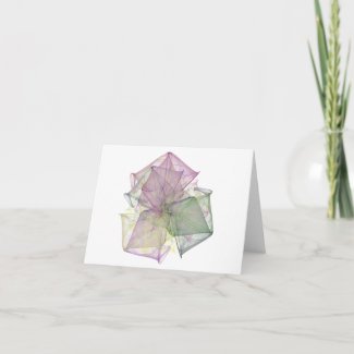 Origami BLANK Note Card
