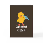 Origami Chick Greeting Card