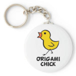 Origami Chick Keychain