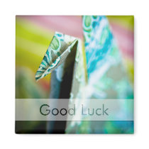 Origami Crane • Good Luck Magnet by SabineStGreetings Origami Crane • Good Luck Magnet