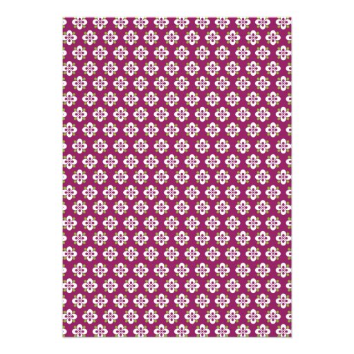 Origami Cranes (Purple / Lime) Bridal Shower Custom Invitation