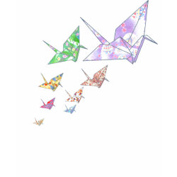 Origami Cranes T-Shirt shirt