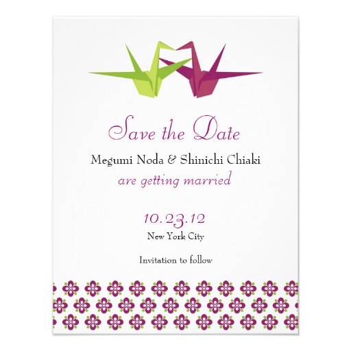 wedding invitations origami crane origami cranes wedding save the date personalized wedding invitations origami crane origami cranes wedding save the date personalized