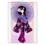 Origami Doll Greeting Card