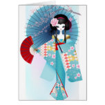 Origami Doll Greeting Card
