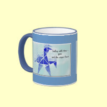 Origami Horse Mug