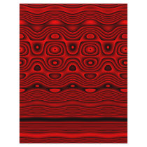 Origami Paper, Abstract Digital Tribal Art, Red Custom Flyer