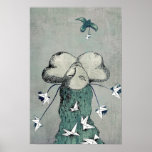 Origami' passion print