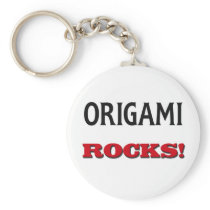Origami Rocks Keychain