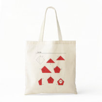 Origami Tote Bag Tote by contranym_studios Origami Tote Bag Tote