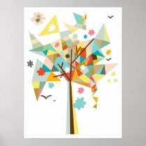 Origami Tree posters