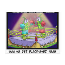 Origin Of Black Eye Peas Funny Boxing Tees/Gifts postcards