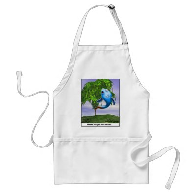 Origin OF Fishsticks Funny Tees & Gifts Apron by beardiethor123