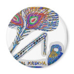 Origin of message of Gita - Geeta - Mahabharat Fridge Magnet