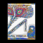 Origin of message of Gita - Geeta - Mahabharat postcards