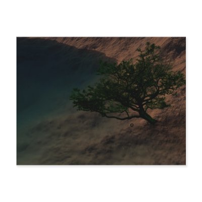 Origin Of Tranquility Postcard by 3dartwork