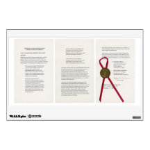 ORIGINAL 27th Amendment U.S. Constitution Room Decal
