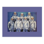 Original  7 Mercury Astronauts Post Cards