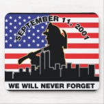 Original 9/11 Firefighter Design mousepads