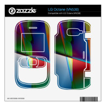 Original Abstract Decal For LG Octane
