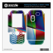 Original Abstract Samsung Gravity 2 Decals