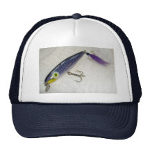 Original AJS Purple Swimmer Saltwater Lure #1 Hat