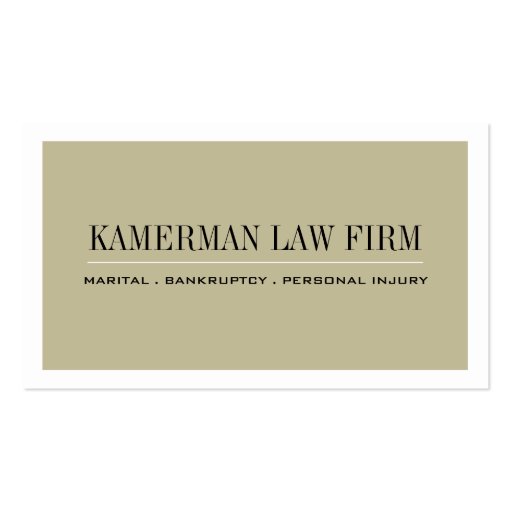 Original -  Attorney Business Cards (front side)