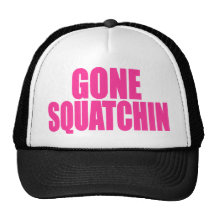 Original & Best-Selling Bobo's GONE SQUATCHIN Pink Mesh Hats