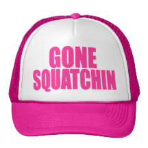 Original & Best-Selling Bobo's GONE SQUATCHIN Pink Mesh Hats