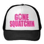 Original & Best-Selling Bobo's GONE SQUATCHIN Pink Trucker Hats