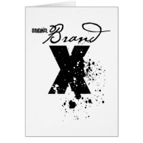 Original Brand X Logo cards