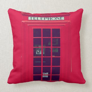 Original british phone box pillows