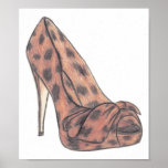 Original Christian Louboutin Shoe Illustration posters