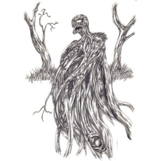 Original Demon Tree Print print