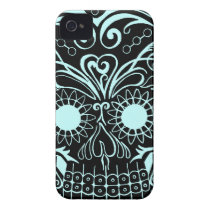 Original Drawn By Artist Sugar Skull iPhone 4 Case-Mate Cases
