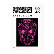 Original Drawn By Artist Sugar Skull stamp