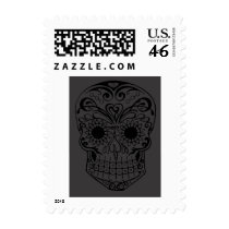 Original Drawn By Artist Sugar Skull stamp