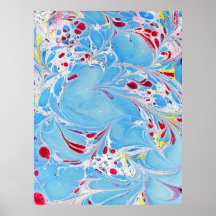 Original drawn Marbling Posters
