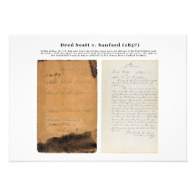 ORIGINAL Dred Scott v Sandford 1857 Invitation