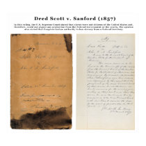ORIGINAL Dred Scott v Sandford 1857 Print