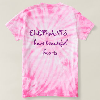 pink tye dye t shirt