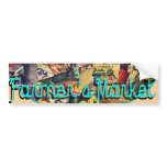 Original Farmer's Market, Hollywood, California Bumper Sticker