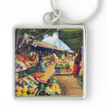 Original Farmer's Market, Hollywood, California Key Chains