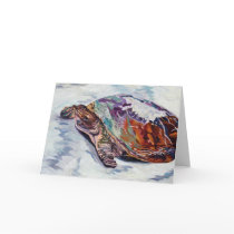 Original Fine Art Greeting Card Snapping Turtle