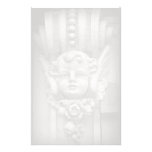 Original Fine Art Photo Gothic Cherub Carving Stationery Paper