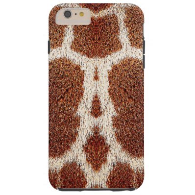 Original giraffe fur tough iPhone 6 plus case